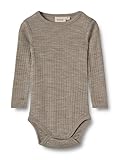 Wheat Unisex Merino Wolle Seide Body Langarm Lucca Oeko-Tex
