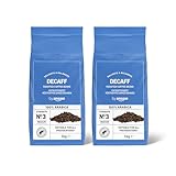 by Amazon Kaffeebohnen, entkoffeiniert, Lichte Röstung, 2 kg (2 Packungen mit 1 kg), Rainforest Alliance zertifiziert