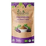 OPC Traubenkernextrakt 200g Pulver | 95% OPC Hochdosiert 950mg Tagesdosis | Rohkost Qualität Traubenkern Pulver vegan und frei von Zusätzen