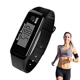 Fitness Tracker Uhr - wasserdichte Stufen -Countermesser, Kalorienstrecken -Tracker | Tragbare Smart -Aktivitätsschrittzähler, Unisex -Fitness -Uhr mit Schrittzähler, langlebiger Aktivitäts -Tracker,