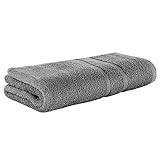 Premium Frottee Duschtuch 70x140 cm in dunkelgrau von StickandShine in 500g/m² aus 100% Baumwolle