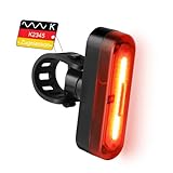 Tavaler Fahrrad Rücklicht LED Typ-C Aufladbar StVZO zugelassen Rücklicht Fahrrad, Rücklicht Ebike, Fahrradlicht Hinten, Fahrrad Rücklicht led