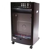 D&L Gasheizer Blue Flame 4200W Gasofen 4,2kw Zeltheizung AWZ - Piezozündknopf, Regeldrehknopf (Min./Max.), inkl. Gasschlauch, Gasregler, Flaschenhalterung (bis 11 kg), Rollen, Thermische Sicherung