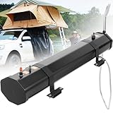 JJENXYYDS Druckwassertank für Campingdusche, Offroad-Dusche, Dachgepäckträgerdusche für Overlanding, tragbarer Wasserspeicher für Fahrzeuge, LKWs, SUV, mit 1,5 m langem Wasserschlauch 20L/4.4Gal