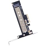 Einfache Installation NVMe auf PCIe4.0 Erweiterungskarte mit Aluminium-Kühlkörper für verbesserte Kühlung, Gaming-SSDS-Erweiterungskarte