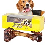 Robuster Kauknochen für Hunde - Hundeknochenspielzeug, aggressive Sichere Haustiere interaktives Hundespielzeug, unzerbrechliche Welpenzähne Reinigung Knochen, natürliche Rasse Hundeleckereien v