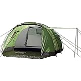 Trutzholm® Tunnelzelt 4 Personen Familienzelt Campingzelt 4-Mann Zelt 3000 mm Wassersäule grün