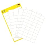 AVERY Zweckform 3042 Haushaltsetiketten selbstklebend (18x12 mm, 216 Aufkleber auf 6 Bogen, Vielzweck-Etiketten für Haushalt, Schule und Büro zum Beschriften und Kennzeichnen) blanko, weiß
