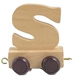 Holz namenszug | Buchstabenzug holzzug | Holz buchstabenzug namenszug für den Namen der Kinder (Buchstabenzug S)