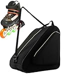 Hockey-Schlittschuhtasche – wasserabweisend, verstellbare, gepolsterte Riemen, Rucksack-Tragetasche, geräumiger Organizer mit mehreren Fächern, perfekte Sportausrüstung, Reisetasche für Kinder, Damen