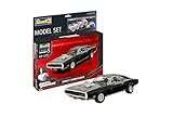 Revell 67693 Model Set F&F Dominixs 1970 Dodge Charger Fast & Furious Fahrzeug originalgetreuer Modellbausatz für Profis, Starter Kit mit Basis-Zubehör, unlackiert