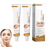 magnetspiele 2 Stück Bienengift Anti-Falten-Creme, Anti-Faltens-Feuchtigkeitscreme für Gesicht und Hals, New Bienengift-Faltenentfernungscreme, Bee Venom Bienengift Creme für alle Hauttypen
