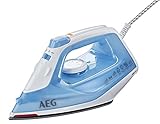 AEG DB 1730 Dampfbügeleisen / 2300 Watt / 100g Dampfstoß / 0-26g Dampf/Min. / Restwärmeanzeige / Keramik Bügelsohle / Gleitfähigkeit / 250 ml Wassertank / 2 m Kabel / Anti-Kalk System / blau/weiß