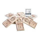 NEUSTANLO | 10 Stück Mausefalle aus Holz | Schlagfalle, Mäusefallen, Schnappfalle | Hohe Schlagkraft | Leicht zu verwenden | Made in Germany