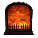 Led Kamin, Kamin Lamp, Elektrische Kamine Mit Flammeneffekt, USB&Batteriebetrieben Kaminfeuer Simulation Tischkamin Ornament Nach Hause