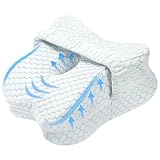 Ainiv Kniekissen, Ergonomisches Seitenschläferkissen Memory Foam Knie Kissen, Orthopädisches Bein-Kissen für Stützt Beine, Knie, Hüfte Rücken und Schwangerschaft, Abnehmbar und Waschbar