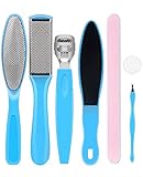 Hornhauthobel Fussfeile, 8 in 1 Professionelle Pediküre Fußpflege Set, Hornhautfeile Hornhautraspel Hornhaut Raspelfeilen