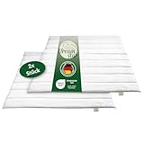 DREAMSTAR Eco 2er Set Sommer Bettdecken | leichte Steppdecken ideal für den Sommer | waschbar 60 Grad | Allergiker geeignet | 100% Mikrofaser | Öko-TEX® | Sommerbettdecke | 135 x 200 cm