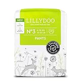 LILLYDOO Baby Windeln Pants - Größe 3 (6-10 kg), 29 Höschenwindeln, Sicherer Auslaufschutz - Hautfreundlich, Weich & Ohne Lotionen für empfindliche Haut, Dermatologisch getestet