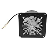 SYNCMH Küchenabluftventilator 19×19×13.5 cm Badlüfter 40 W 2600 U/min, Geräuscharm, Wandmontage Abluftventilator für Küchen, Werkstätten, Lager, Einfache Montage