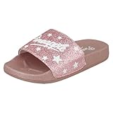 Badelatschen für Mädchen, Ananas, leger, für Pool, Sommer, H0R384, rose, 32 EU