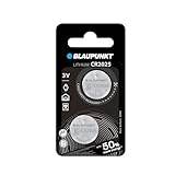 Blaupunkt Lithium Coin CR2025 Knopfzelle 2 Stück im Blister