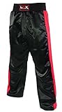 LNX Kickboxhose X-Mesh schwarz/rot (003) XS