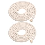 Cabilock 2 Stück Teiliges Baumwoll docht Geflochtener Ersatzdocht für Öllampen und Petroleumlampen Kompatibel mit Campinglaternen Sicherer Gleichmäßiger Flammenbrenner Vielseitig für Innen