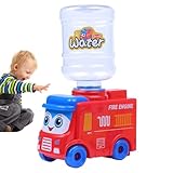 Wasserspender für Kinder, Baby -Wasserspender,Niedlicher sicherer Busschisch -Wasserspender - Spielzeugküchenprodukte, Babymöbel für heiße und kalte Getränke, Milch, Familie, Freunde