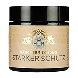 Starker Schutz Räuchermischung - Kraftvolles Räucherwerk • spirituell • energetische Reinigung • 100% Natur • ähnlich: Palo Santo Räucherstäbchen, weißer Salbei zum Räuchern • HerbsnRoots