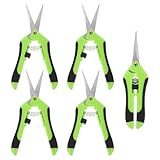 Homoyoyo 5 Stück Gartenscheren mit Kunststoffgriff Kompakte Baumschere aus Edelstahl für Ast und Rebschnitt Handliches Gartenschneidewerkzeug für Gartenarbeit und Obstbäume
