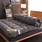 JIXINHEKEJI Japanische Futon -matratze In Voller Größe, Faltbare Roll -up -futon -matratze, Tragbares Schlafpad Für Wohnheimstillstand(Size:90x200cm)