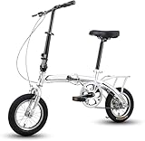 Kcolic 12 Zoll Klapprad, Kompaktes Citybike, Für Studenten Und Erwachsene, Leichtes Mini Klapprad Für Die Arbeit Fahrrad A,12inch
