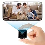 EKJANEPE Mini-Kamera, Mini-Überwachungskamera, Indoor Überwachungskamera für den Innenbereich mit Nachtsicht, Bewegungserkennung
