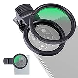 NEEWER CPL-Filter für Handy, 52 mm, Zirkular-Polarisationsfilter mit Handy-Clip, Aufbewahrungstasche und Reinigungstuch, kompatibel mit iPhone Samsung Galaxy Android DSLR-Kamera, FL-26