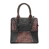 Zerimar Ledertasche für Damen, exklusives und professionelles Leder, hochwertiges Leder mit eleganter Haptik, Purpur