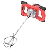 IMAYCC Mörtelrührer Rührwerk 2100W, 270-930U/min 6-Gang Einstellung Betonmischer 220V, M14 Spiralstange Rührer für Mörtel Ø 120 mm, Handrührgerät für Futter, Gips, Farbe Zementmischmaschine