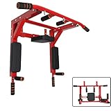 Verstellbare Multi-Grip Klimmzugstange Klimmzugstange Indoor Klimmzuggeräte Wand Wandbehang mit 6 rutschfesten Griffen, Extrem Stabil für Heimsportübungen Fitness