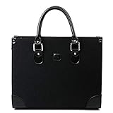 JXXUIRUIEEN Herren-Business-Aktentasche mit abnehmbarem Schultergurt für den Transport von Papierdateien