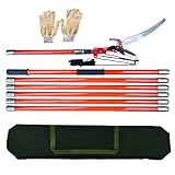 Manuelle Stangensäge, 6m Teleskop-Baumschere für Forstwirtschaft und Gartenäste Trimmen und Schneiden