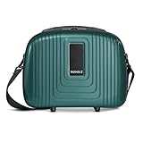 REDOLZ Hartschalen Handgepäck Kosmetik-Koffer | Stabiles Beauty-Case mit Aufsteckfunktion |34 x 17 x 27 cm aus leichtem Polypropylen (Essentials 14)