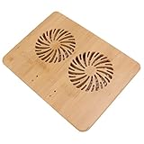 Laptop-Kühlpad, Laptop-Ständer mit Lüfter, Laptop-Lüfter-Kühlpad, 2 Stufen Verstellbar, Laptop-Schreibtisch mit 2 Leisen Lüftern, USB-Anschlüssen, Ergonomisches Kühlpad für