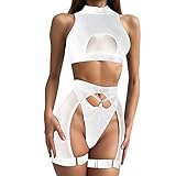 Generisch Sexy Dessous Damen, Dessous-Sets Für Damen Bodystocking Sexy Reizwäsche Spitzenbody Spitzen-Babydoll Lingerie Negligee Verstellbare Offen Unterwäsche