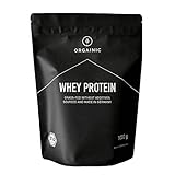 ORGAINIC Bio Vanille Whey Protein - Bio Zertifiziert ohne Zusatzstoffe - Eiweißpulver aus Deutschland - Grasfütterung - 1000g