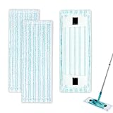 TXErfolg 3 Stück Wischbezug für Leifheit Clean Twist M Ergo Micro Duo, 38x15cm Bodenwischer Ersatzbezug Mikrofaser Set für Leifheit Bodenwischern Wischbezüge Ersatzzubehör für alle Böden