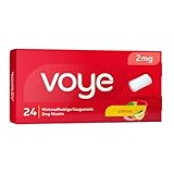 Voye Citrus 2mg | Nikotinkaugummi | Nicotin | Unterstützt die Raucherentwöhnung | Rauchen aufhören | Kaugummis mit frischem Zitrusgeschmack (24 Stück)