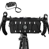 Lenkertasche Fahrrad Lenkertasche Wasserdicht mit Schultergurt, Fahrradtasche Lenker Fahrradtasche Vorne Lenker Lenkertasche Rennrad Fahrradlenkertasche Lenkradtasche Bike Handlebar Bag ca. 2,4L