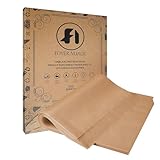 200 Stück ungebleichte Pergamentpapier-Backblätter, 20x30cm Backpapier, Vorgeschnittene Antihaft-Pergamentblätter zum Backen, Kochen, Grillen, Frittieren und Dämpfen