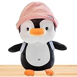 Funmo Kuscheltier Pinguin, Pinguin Kuscheltier 25Cm, Rosa Pinguin Plüsch Klein, Pinguin Stofftier Plüschtier Tier Plüschkissen Spielzeug Geschenk Für Kinder Mädchen Jungen