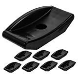 Abaodam 8 Stück Hantelständer fitness zubehör Hantelhalterung Gymnastikraum Zubehör Sportgeräte Zubehör Fitnessgeräte Zubehör Home Fitnessgeräte Halterung für Gewichte Hantelbaum pp Black